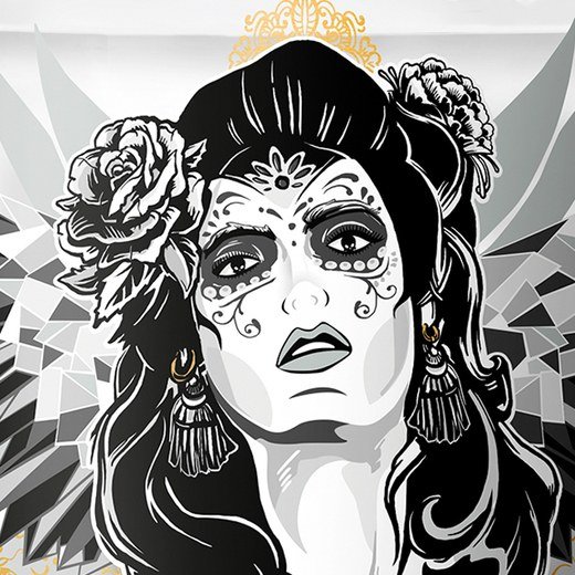 Logo de Los Muertos