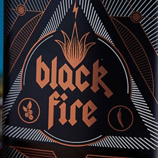 Logo de Black Fire Tequila