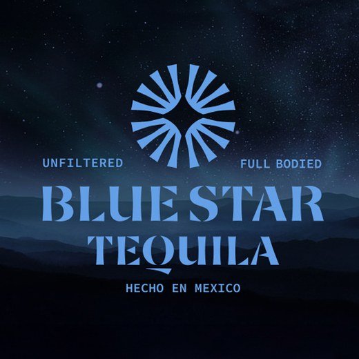 Logo de Blue Star Tequila