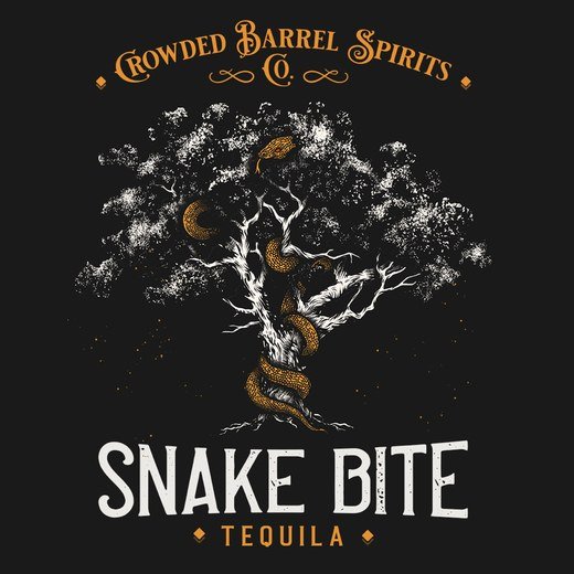 Logo de Crowded Barrel Snake Bite Tequila